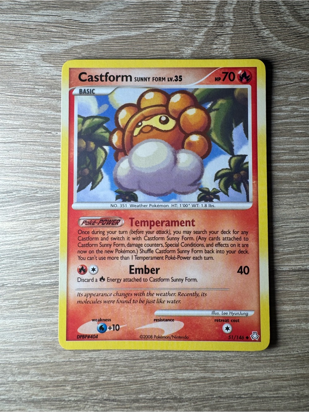 Castform Sunny Form #51/146/Pokemon Legends Awakened